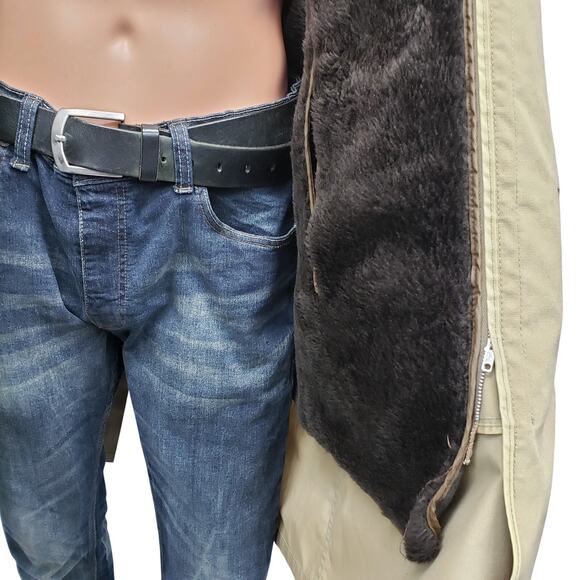 Vintage Rainfair Trench Coat Removable Insulated Faux Fur Lining Made in USA 44 - Picture 4 of 14